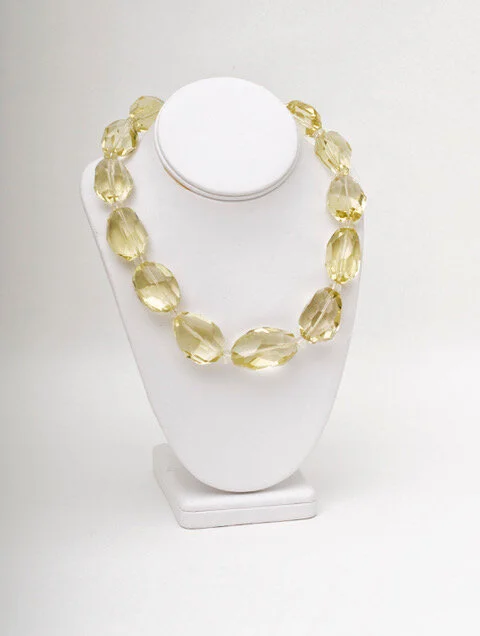 Lemon Quartz Necklace 