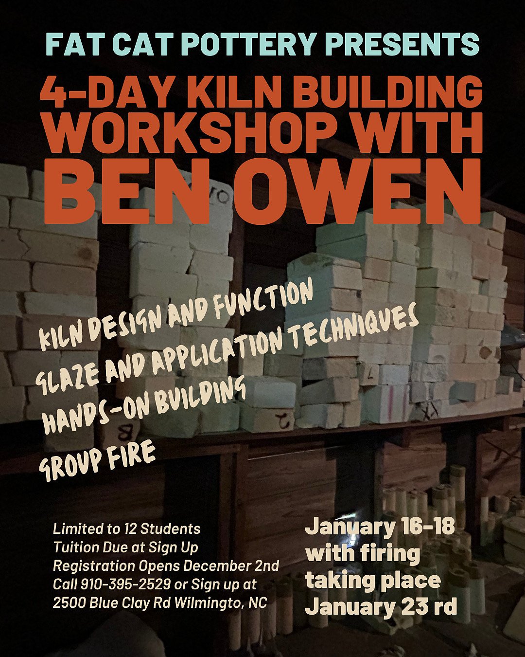 Kiln Building Workshop with Ben Owen