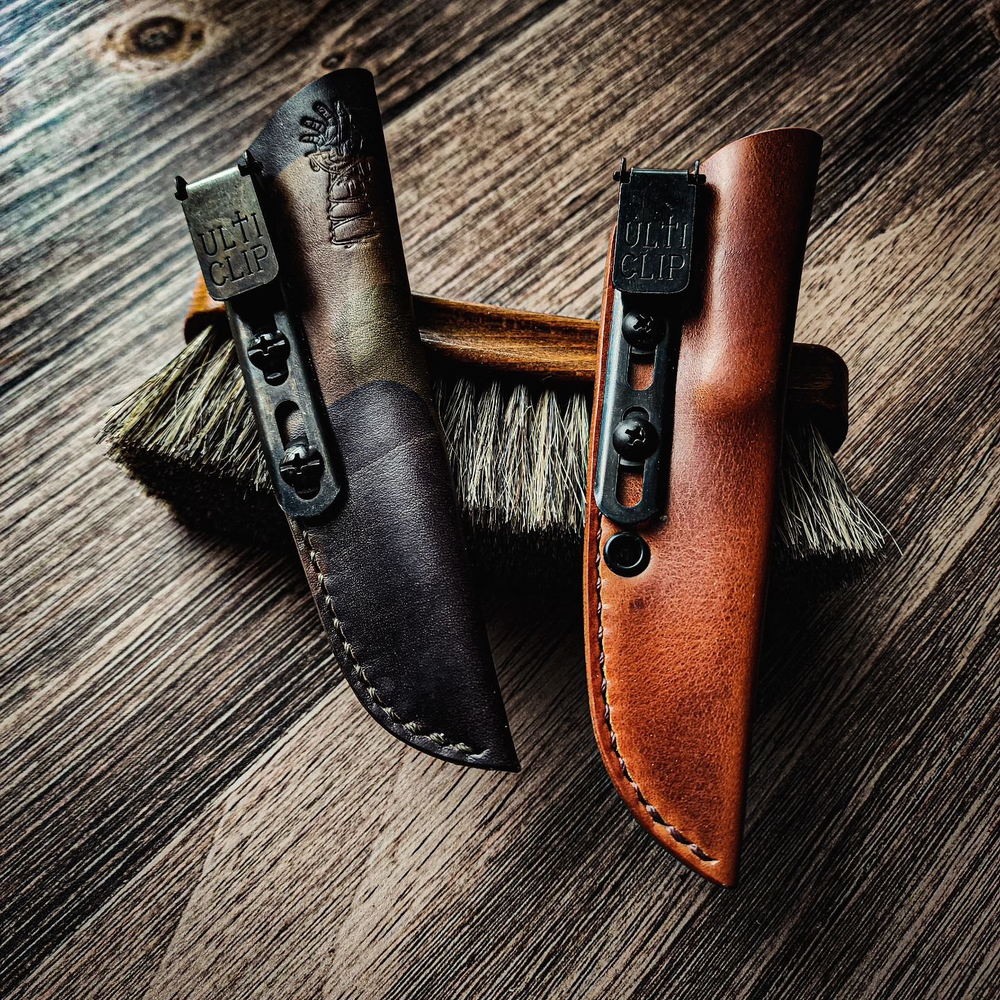 Based on the last poll results, the next pionero sheath variant will be handcrafted using Black Leather. Still debating if they should all be handstitched with Black thread, or give the buyer the option to choose thread color. 

At the moment, Black 
