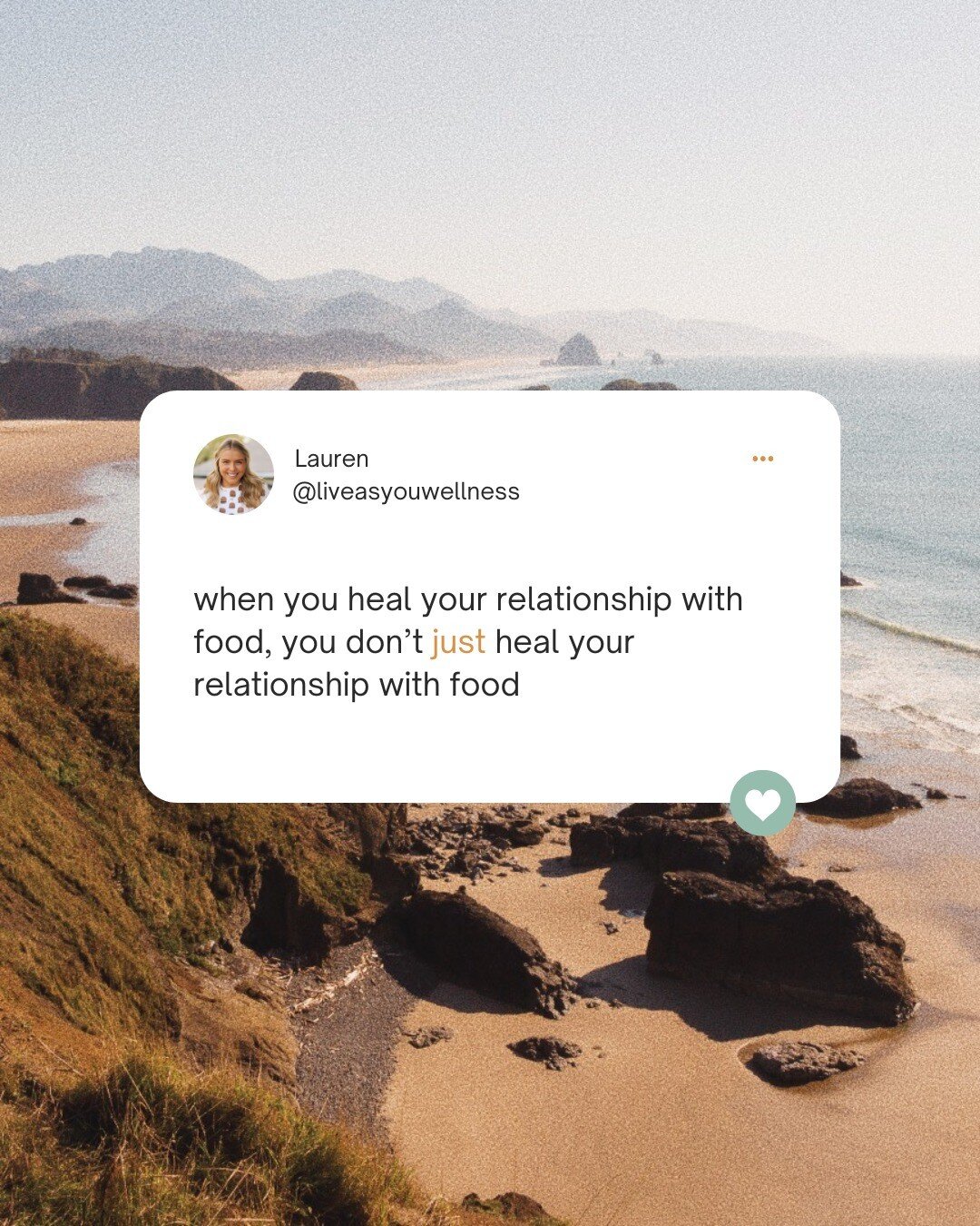 when you heal your relationship with food, you don&rsquo;t just heal your relationship with food.

🥐 when you heal your relationship with food, you get clearer on what it is you do and don&rsquo;t want out of life.

🥐 when you heal your relationshi