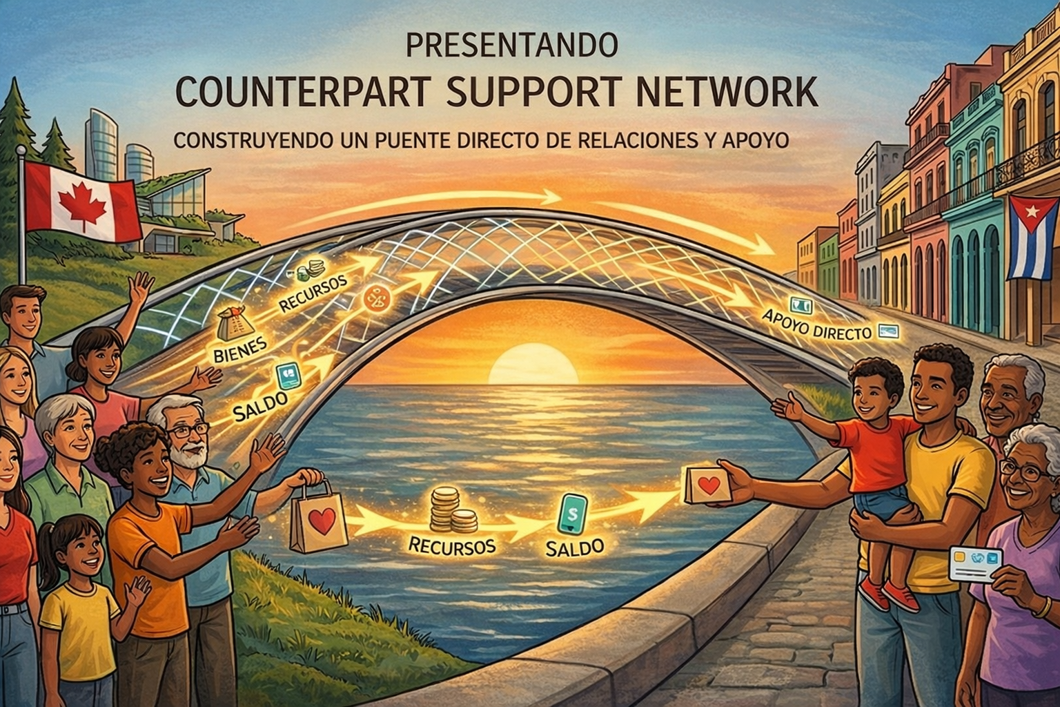 Construyendo el puente: Presentando Counterpart Support Network