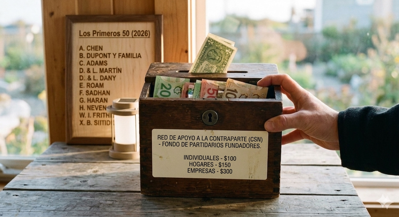 Construyendo la base: los primeros 50 apoyos fundadores