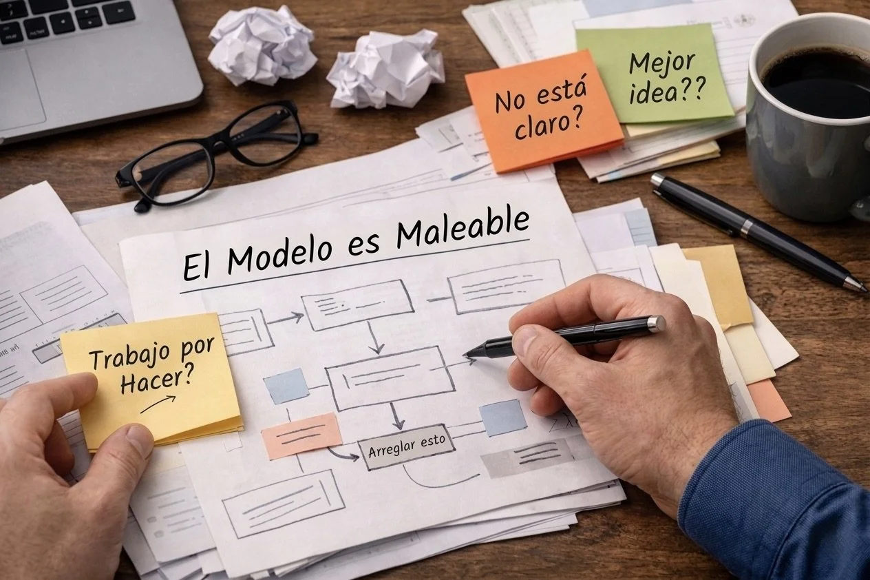 El modelo es moldeable