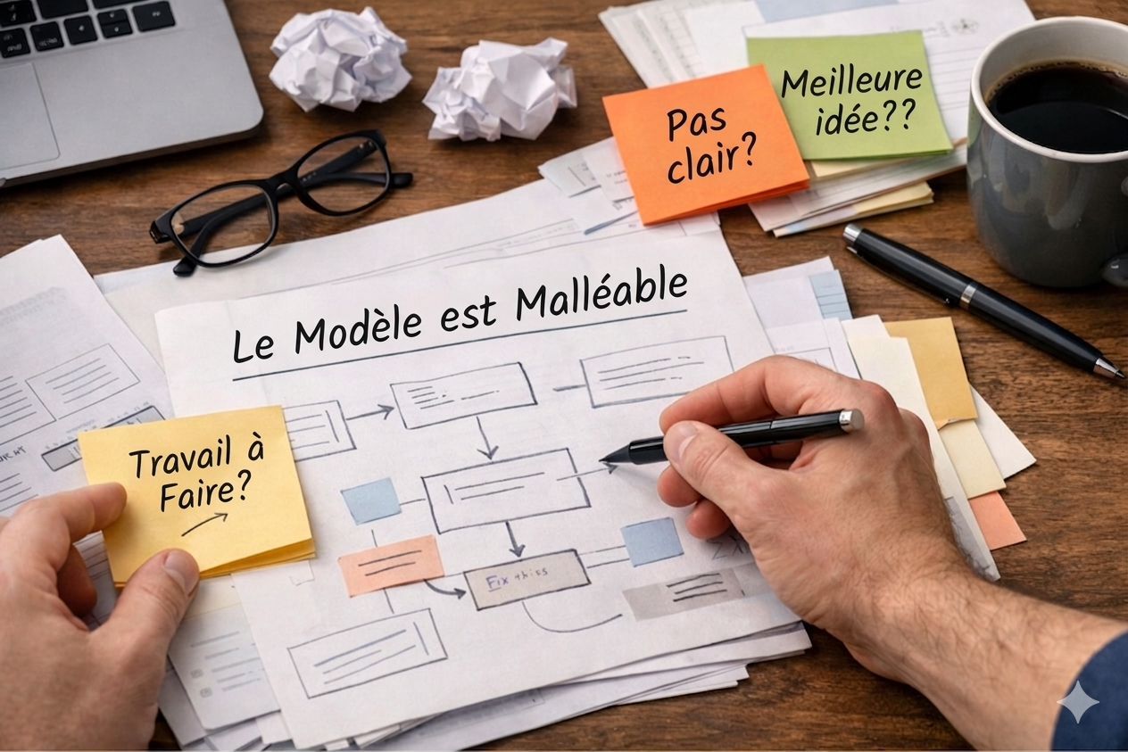Le modèle est malléable