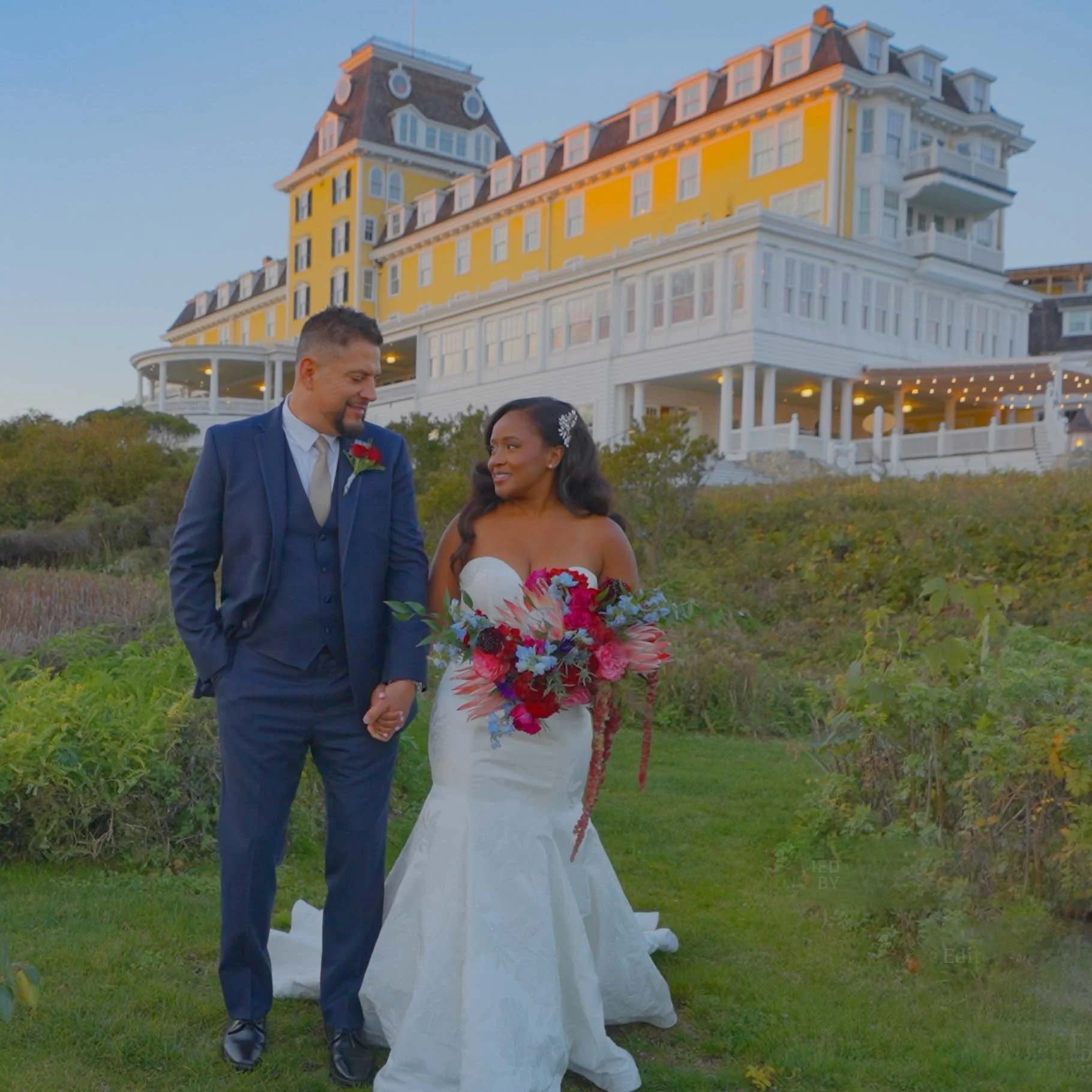 Ocean House Sunset Wedding