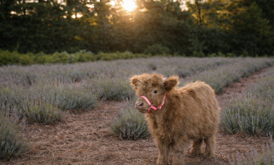Highland Cow Lavender Minis