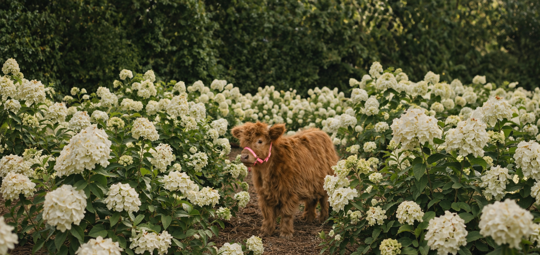 Highland Cow Hydrangea Minis