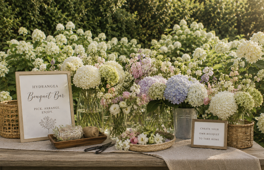 Hydrangea Bar Bouquet