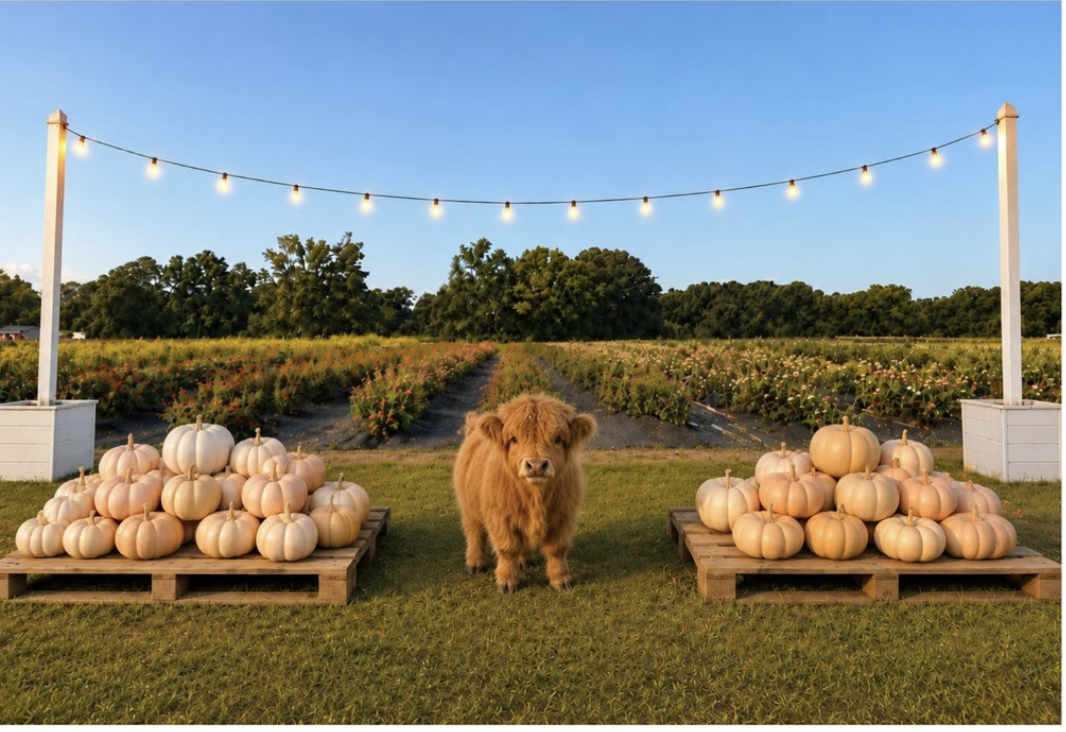 Highland Cow Pumpkin Minis