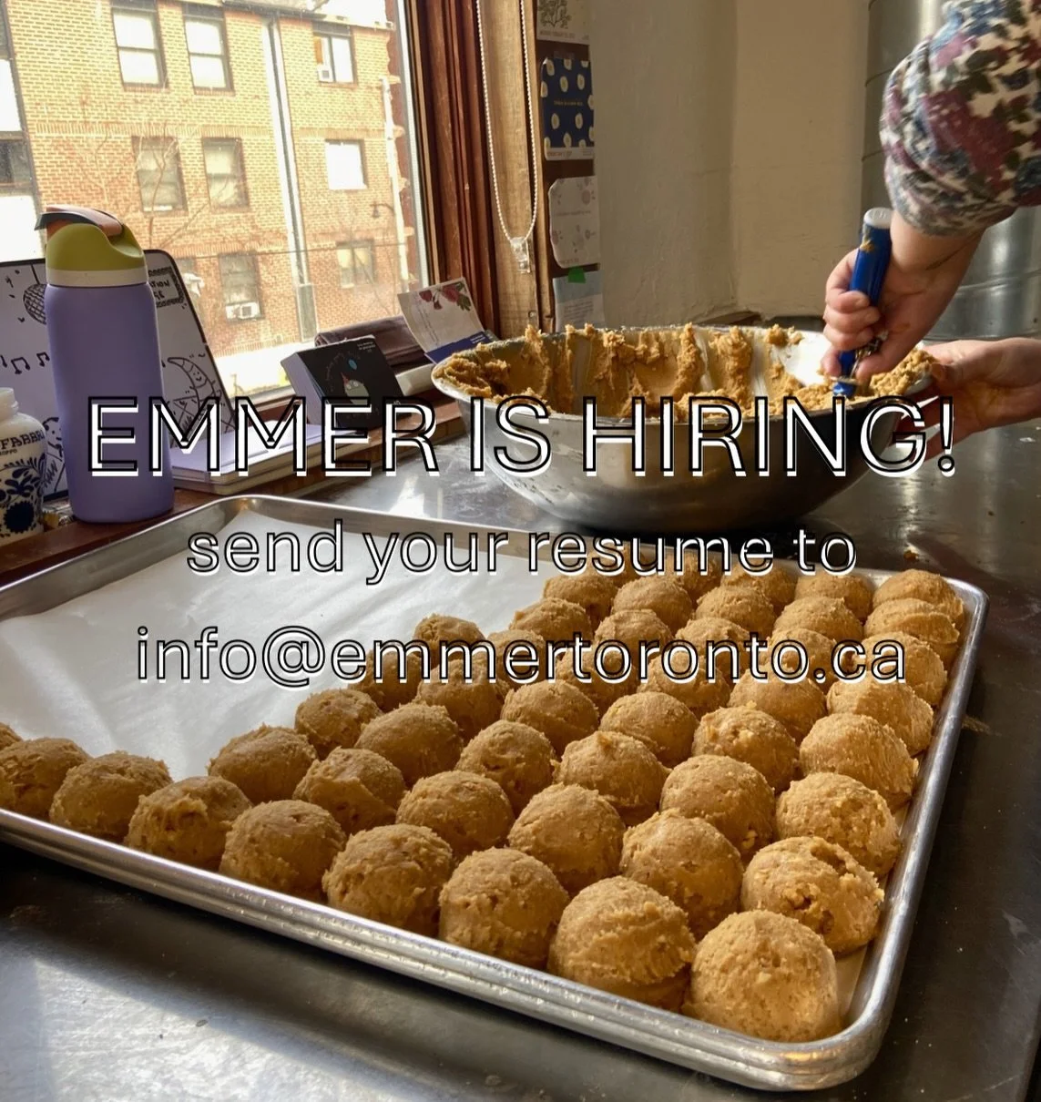 Want to join our lovely team?? We&rsquo;re hiring 3 positions! We are looking for:

-A full-time baker with previous pastry experience/pastry school
-A part-time prep cook with experience to join our BOH team
-A part-time barista/server to join our F