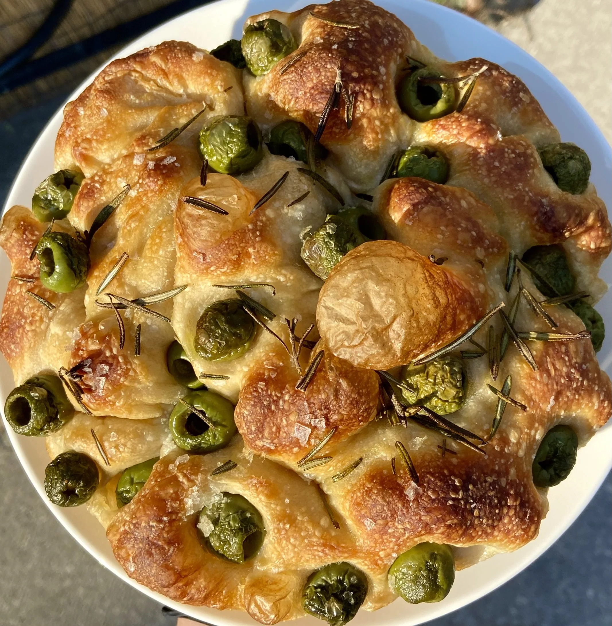 Green Olive + Rosemary Focaccia (Dec 24th Pickup)