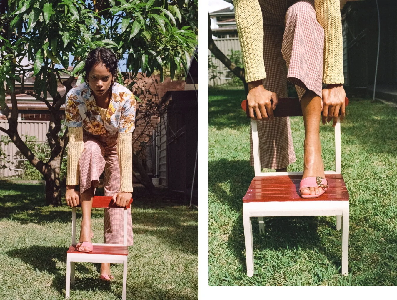 Knit Incu Collection, Shirt Zara, Pants Zara, Earrings Remmy, Shoes Guess