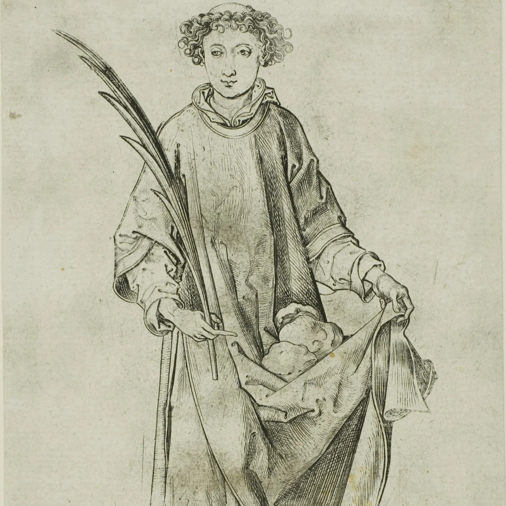"St. Stephen" by Martin Schongauer German, c. 1430/50-1491