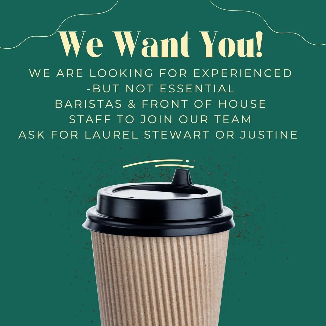 We are looking for YOU!

We have several opportunities at the Barn to fill so if you're currently a skilled Barista or Front of House extraordinaire, or willing to learn the ropes. 
Contact us today either come in for a chat, send us an email - hello