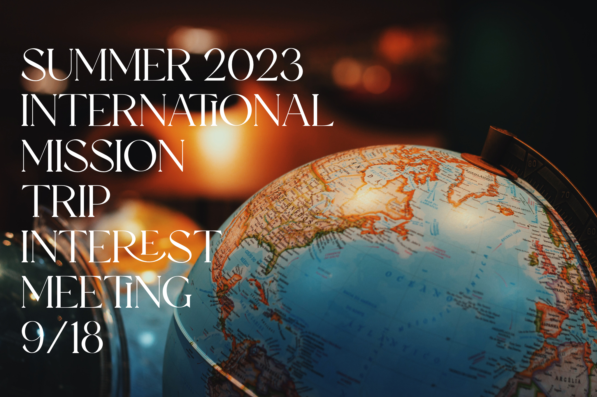 LYF International Mission Trip Interest Meeting