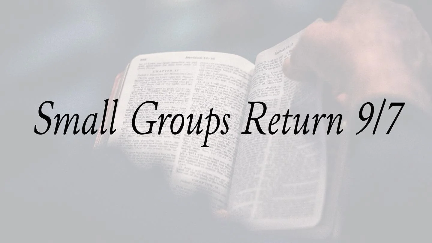 Hey y’all! Really excited to get back into our small groups tomorrow night! If you plan on being a part of small groups do me a favor and fill out the form linked in the bio! See everyone tomorrow at 6:00 for dinner and 6:45 for Lyft
