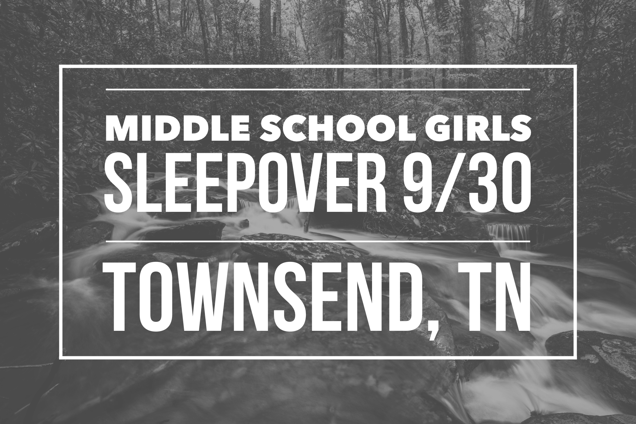 Middle School Girls Sleepover