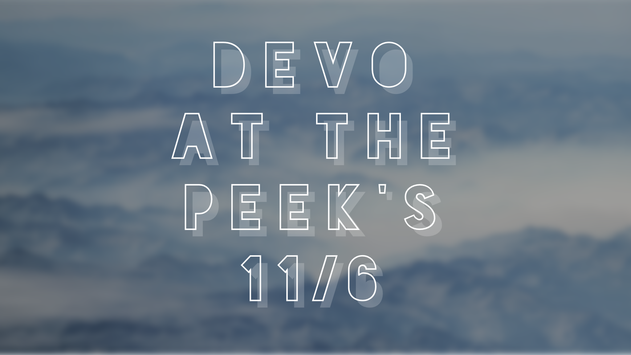Devo at the Peeks