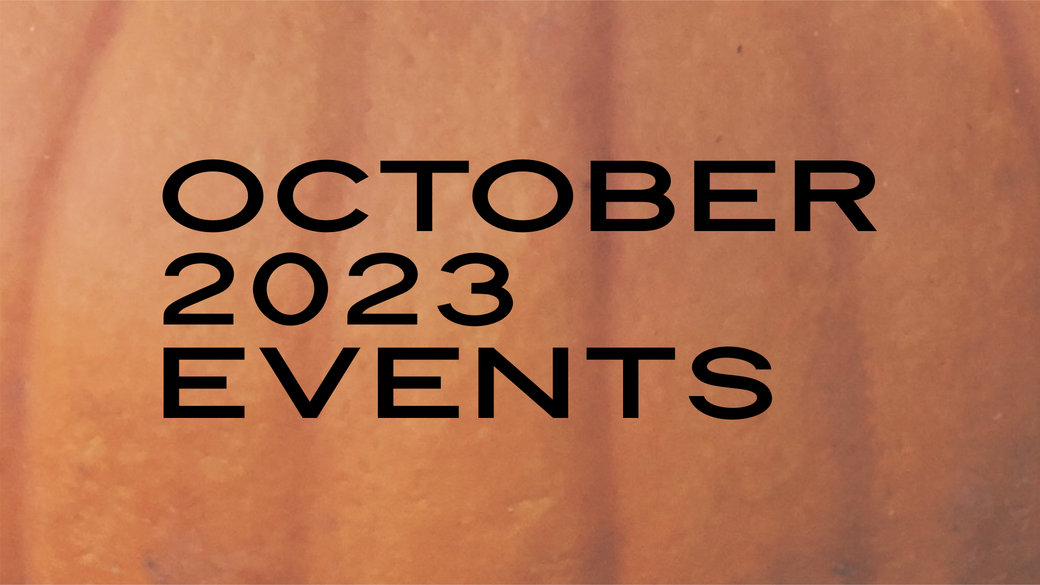 October 2023 Events