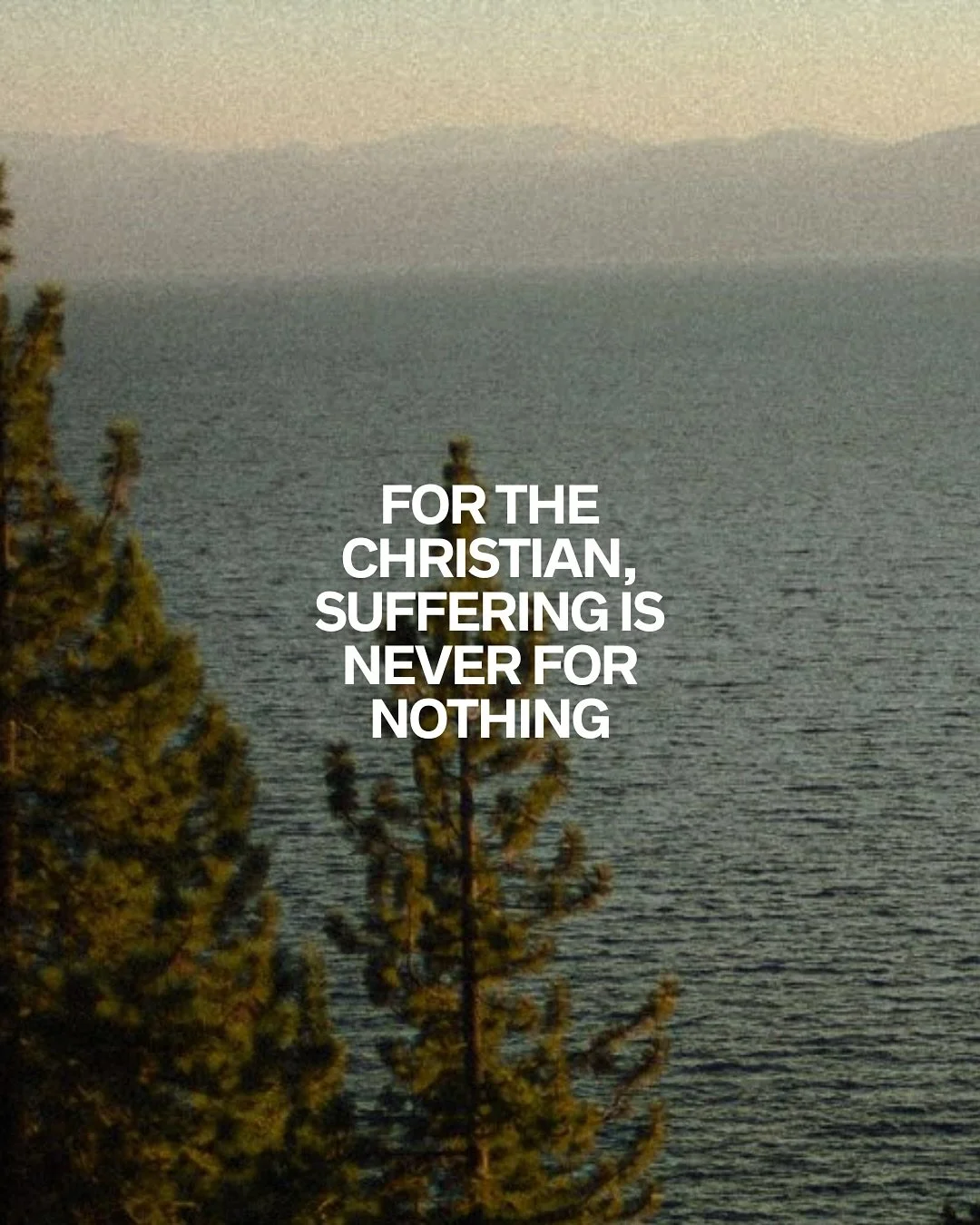 God is always with us in our suffering, and wants to use it to make us more like him! 🙌🏼 Listen to the full sermon from Pastor S.O. on Spotify &mdash; link in bio! ✨