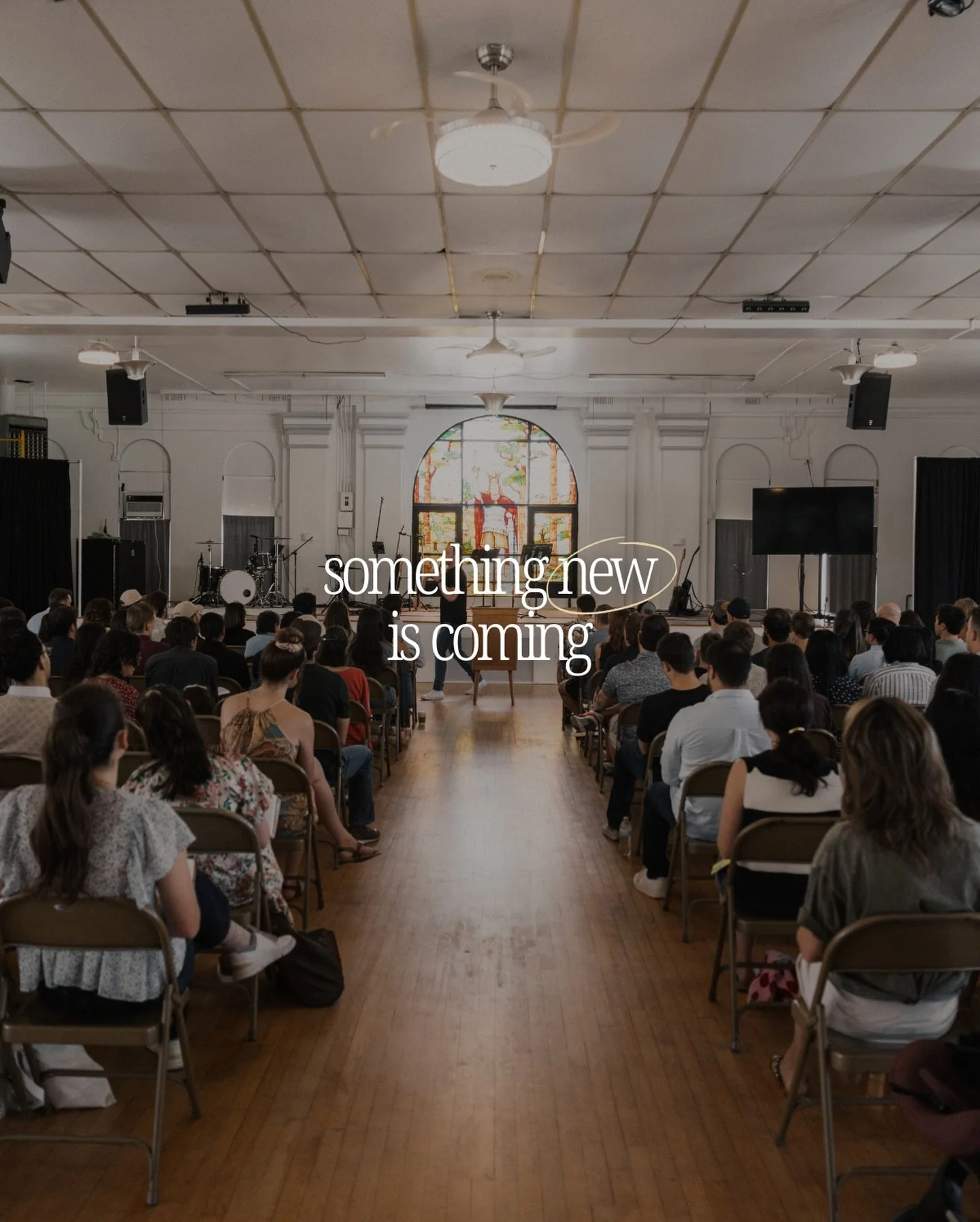 We have a big announcement this coming Sunday! 🙌🏼
Make sure to join us &mdash; 9am + 11am in the Ballroom.
We can&rsquo;t wait to worship with you all ❣️