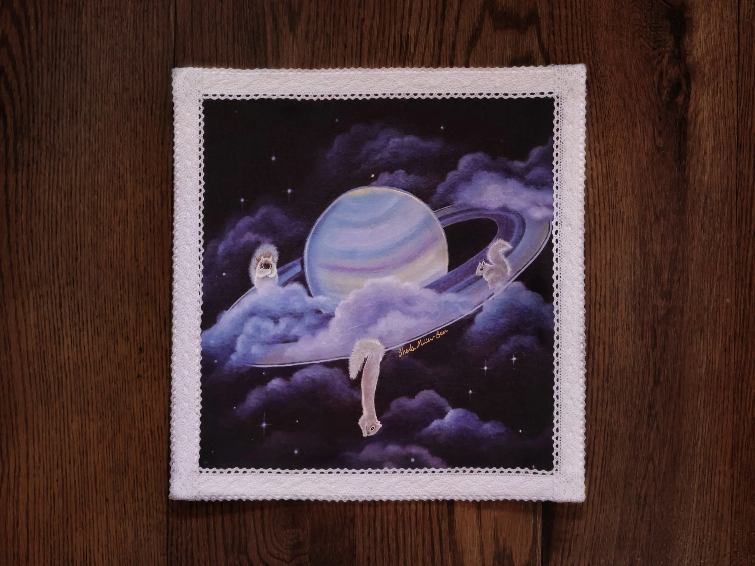 "Shut Up and Spin" Lace-Bordered Limited Edition Prints
