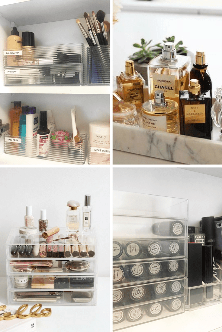 Bathroom & Makeup Organisation Ideas — Alarna Hope
