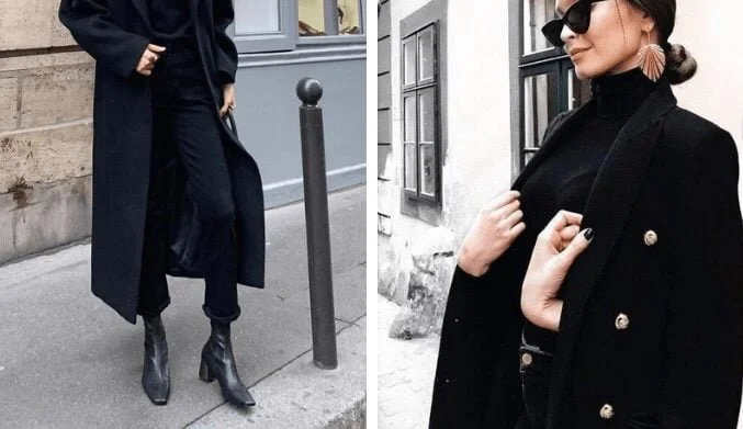 How To Wear Black On Black