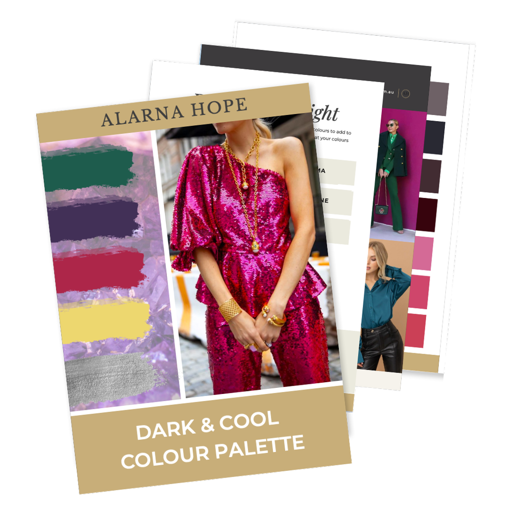 Dark & Cool Colour Palette - Colour Analysis Guide