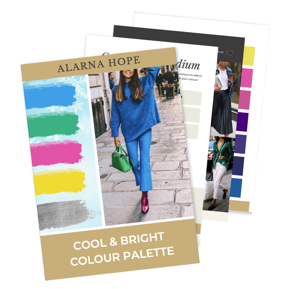 Cool & Bright Colour Palette - Colour Analysis Guide