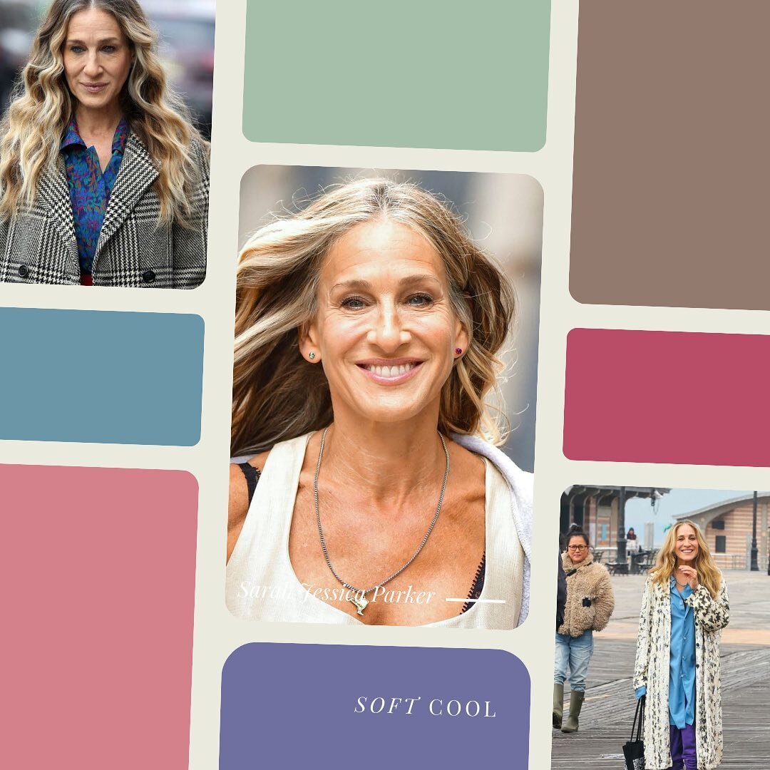 SJP in soft cool colours just play so well with her natural colouring, especially now that she&rsquo;s embracing her greys. I want to see more of her in these colours, because they make HER stand out- not her clothes.
&bull;
Are you trying to find yo