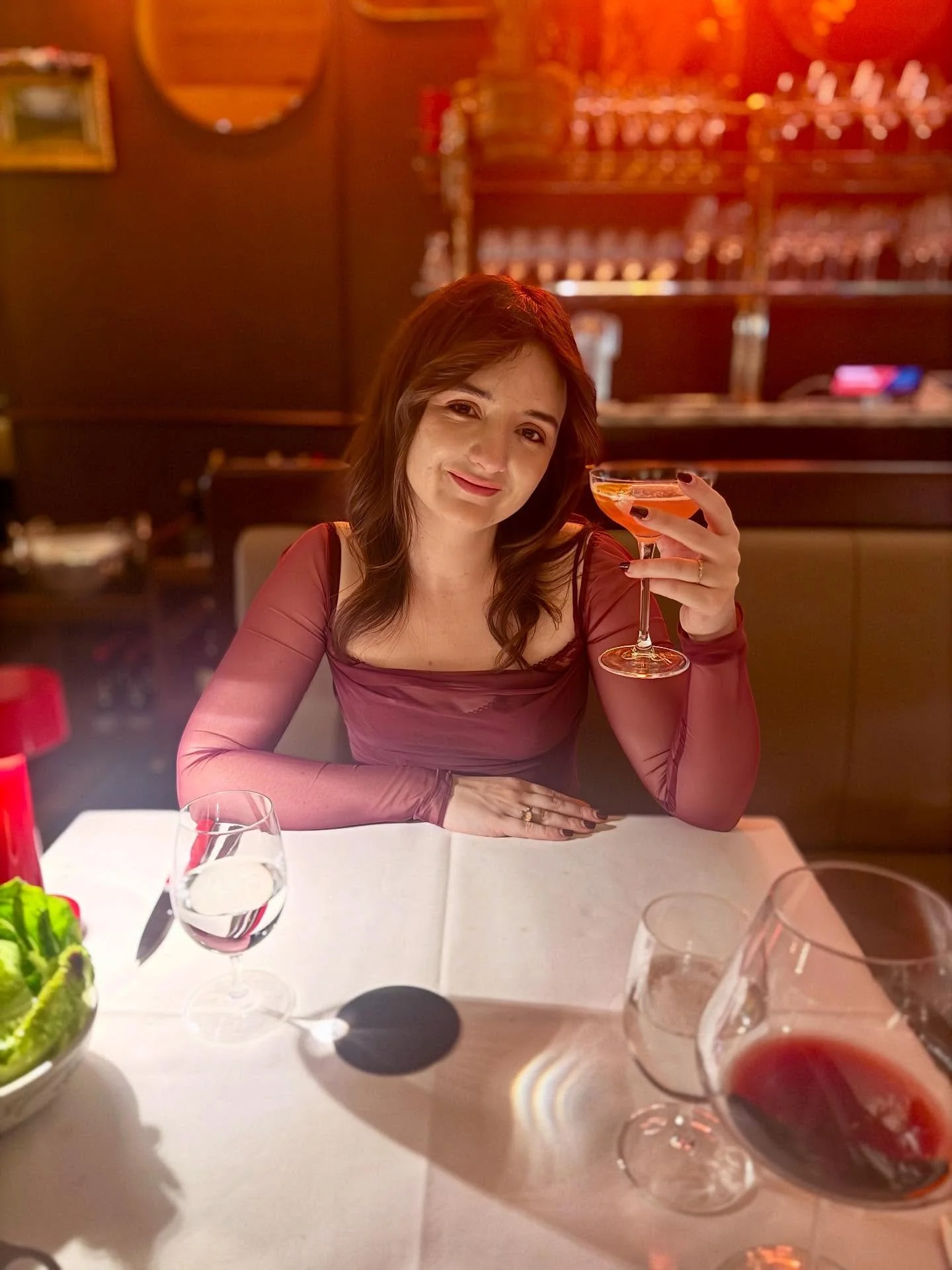 My husband&rsquo;s birthday dinner featuring a food coma, a corset dress and a few cosmos 😍 

#datenight #houseofcb #sydneyeats #elevenbarrack #birthdaydinner #personalstylist #fashionstylist #fashionstylistsydney