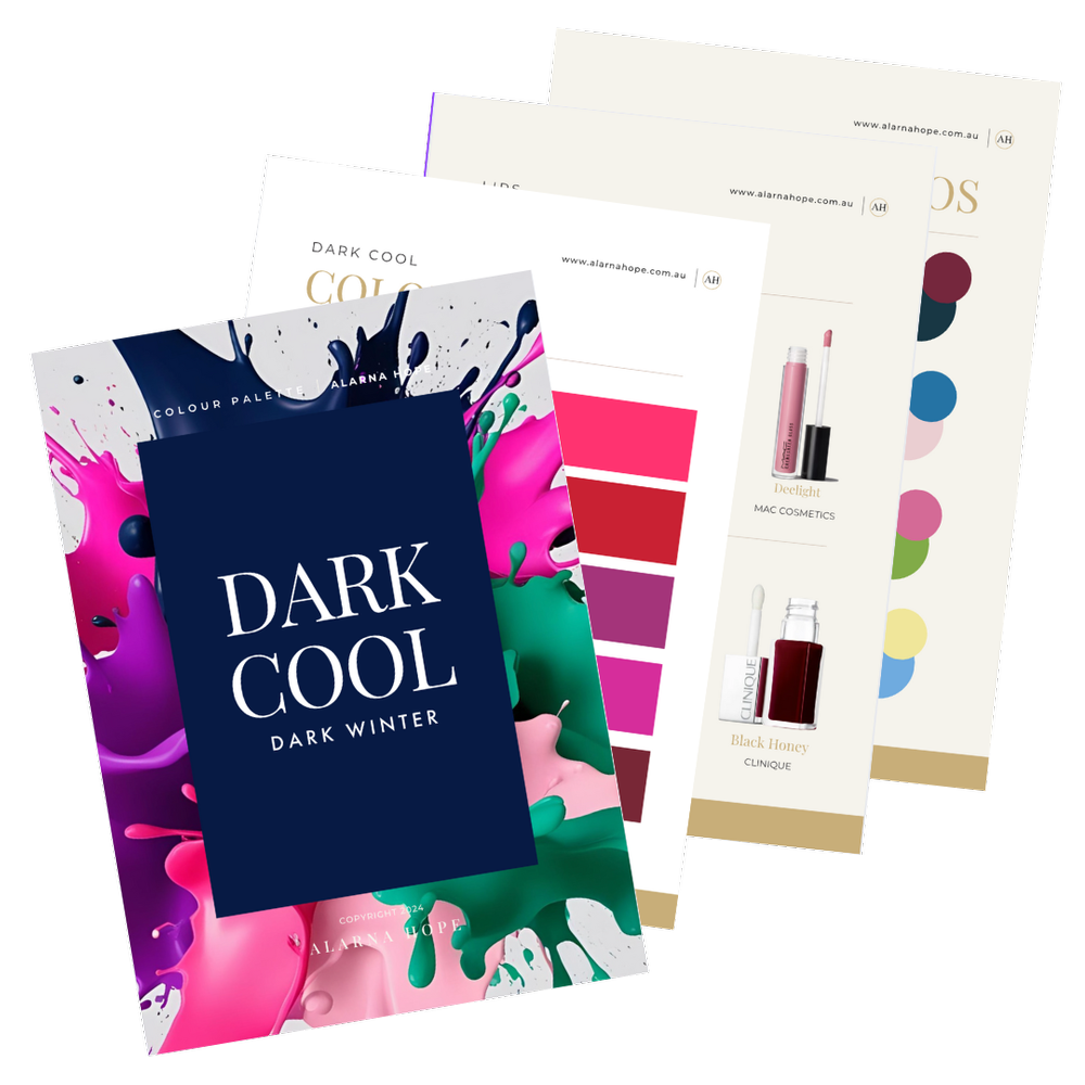 Dark Winter Colour Palette, Makeup & Colour Guide — Alarna Hope