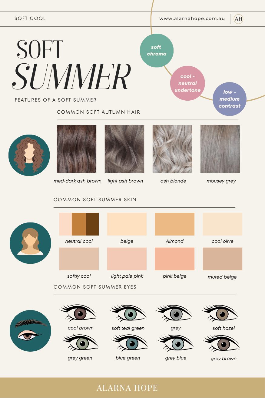 Soft Cool Hair, Skin & Eyes