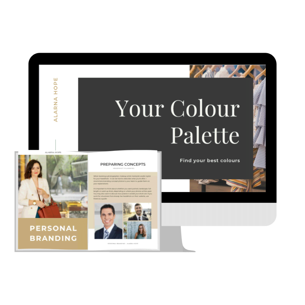 Your Colour Palette personal branding consultation mockup