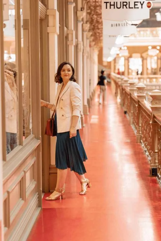 Alarna Hope shopping Strand Arcade Sydney
