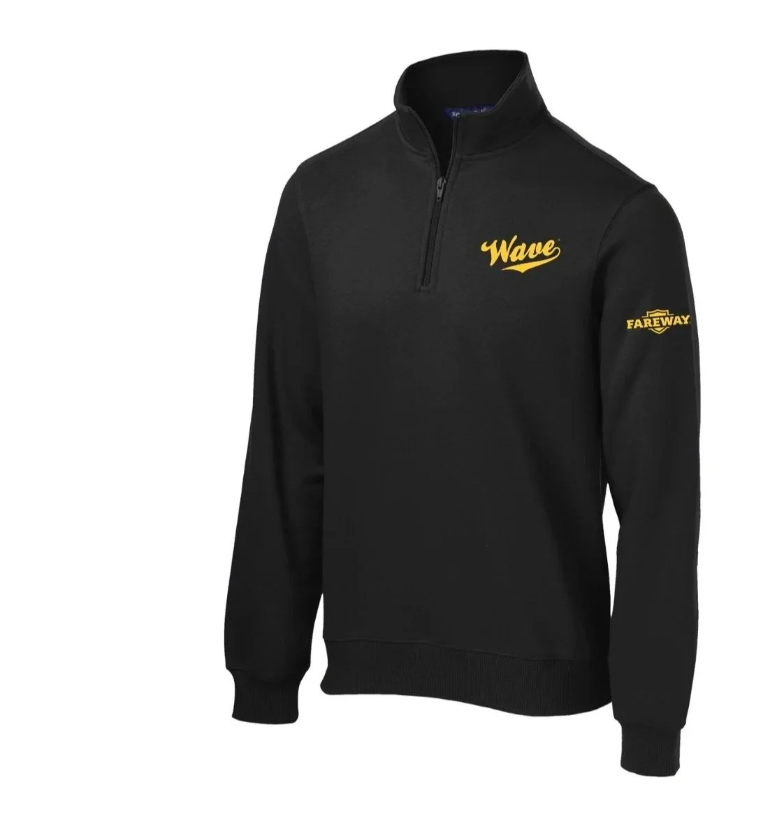 Black and Gold Quarter-Zip