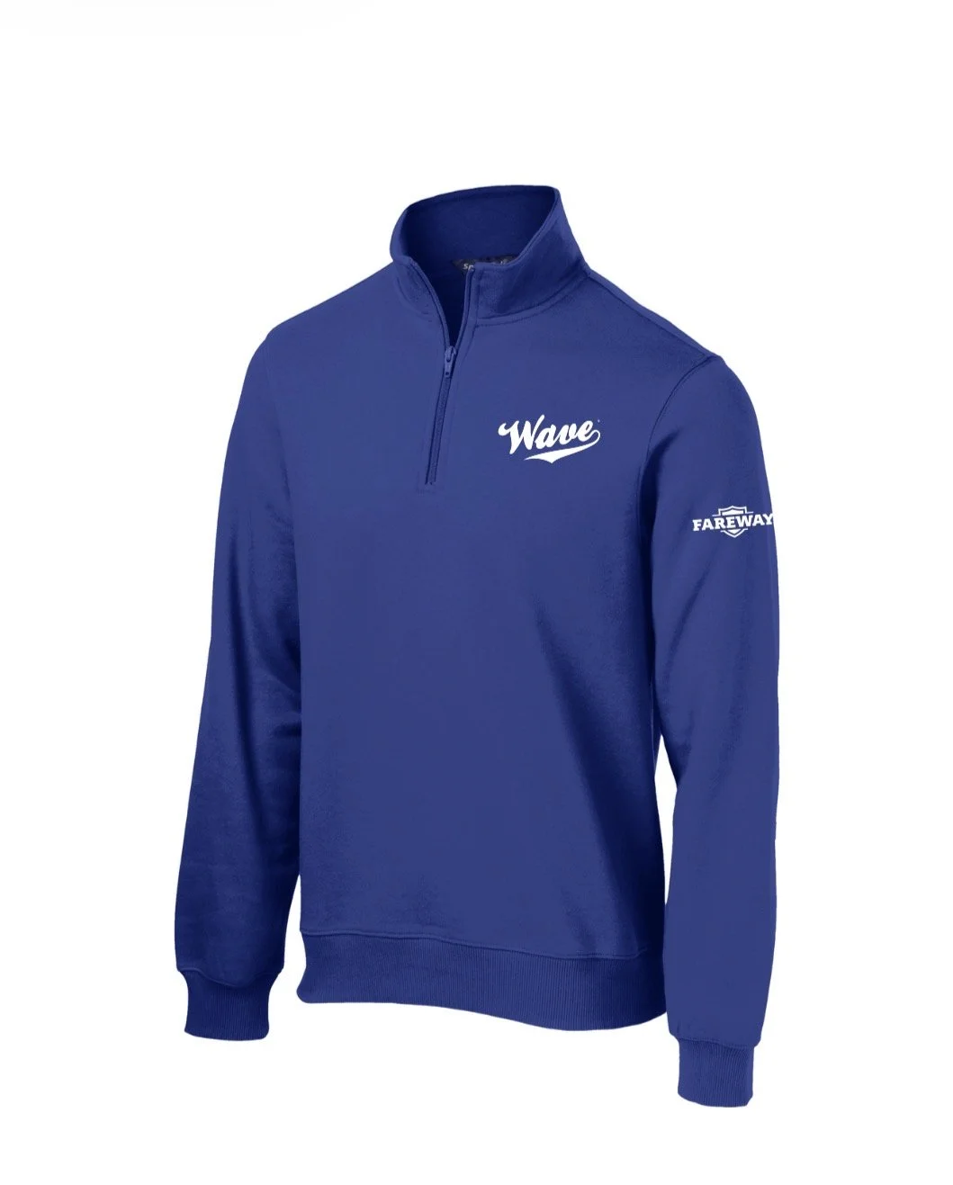 Blue and White Quarter-Zip
