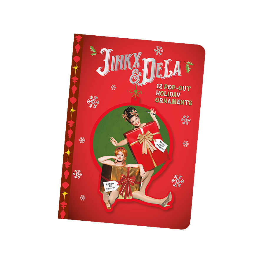 Jinkx & DeLa 12 Pop-Out Holiday Ornaments