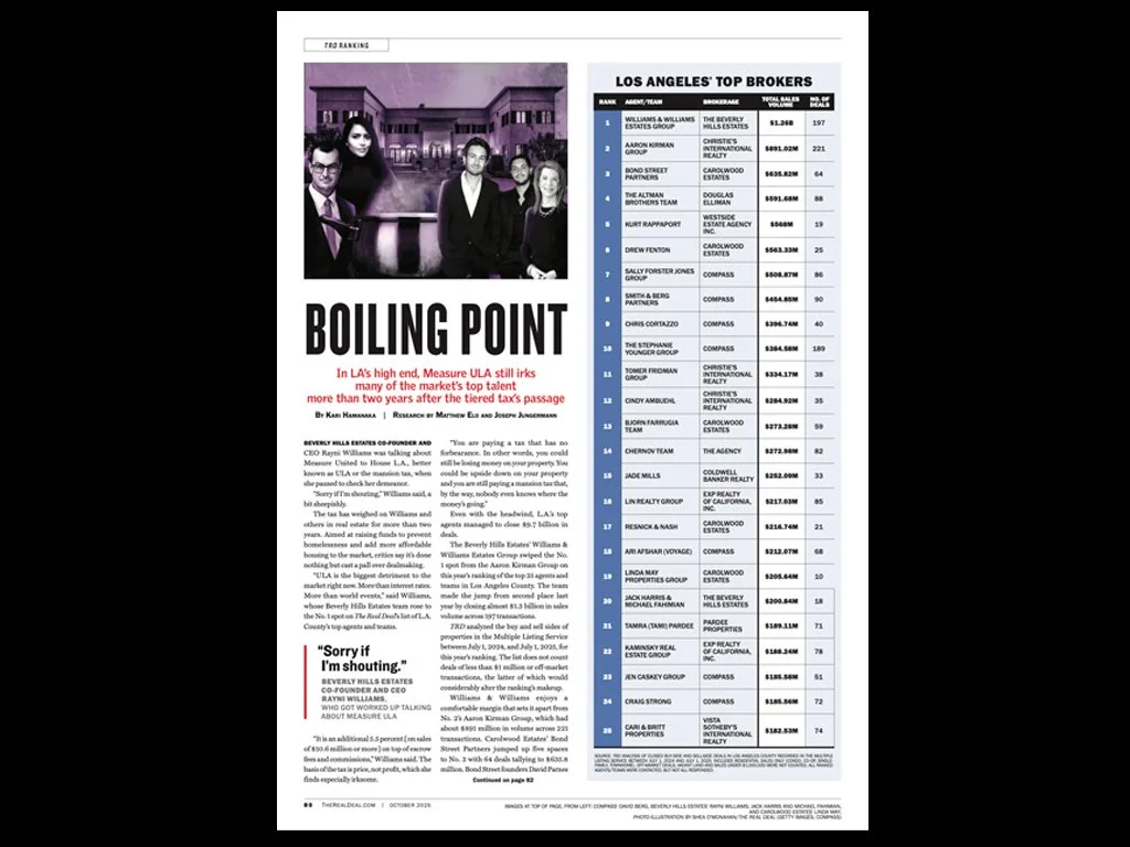 The Real Deal: Agents talk Measure ULA