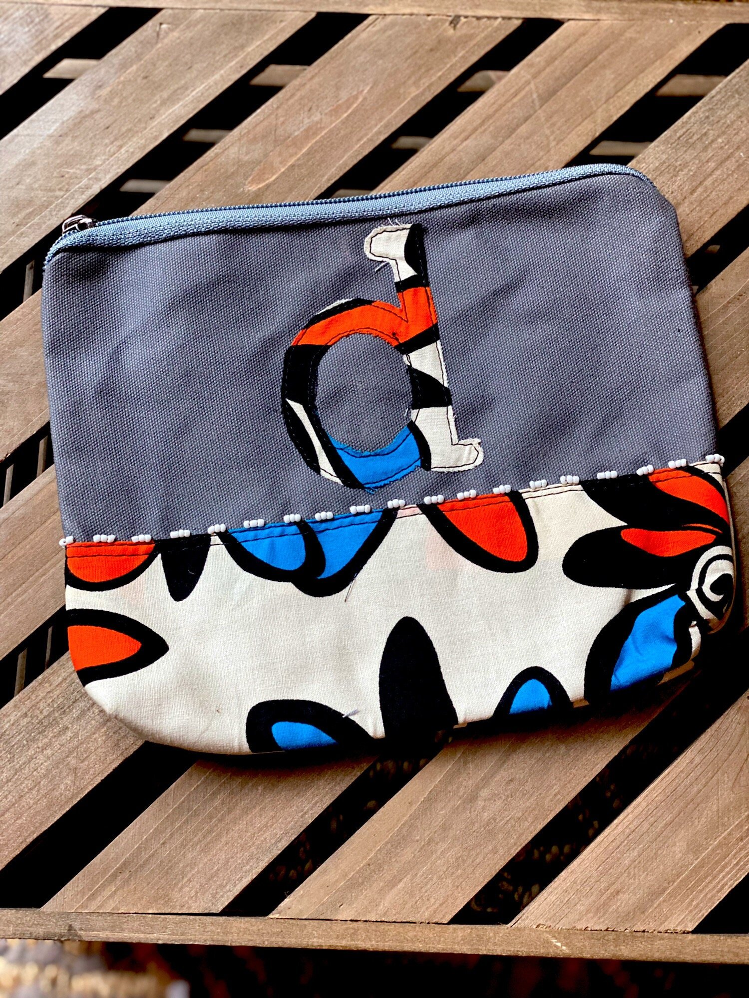 Multi-Purpose Embroidered Bag - 'd'