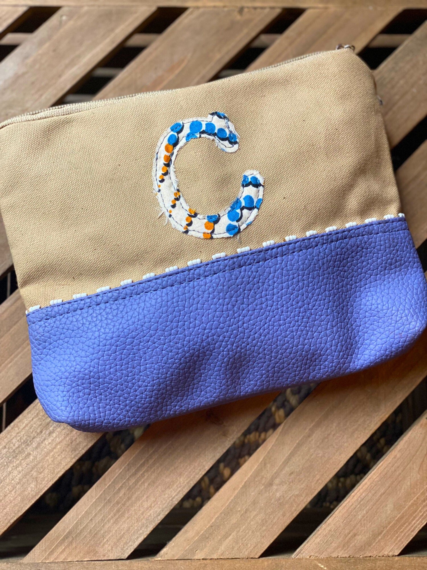 Multi-Purpose Embroidered Bag - 'C'