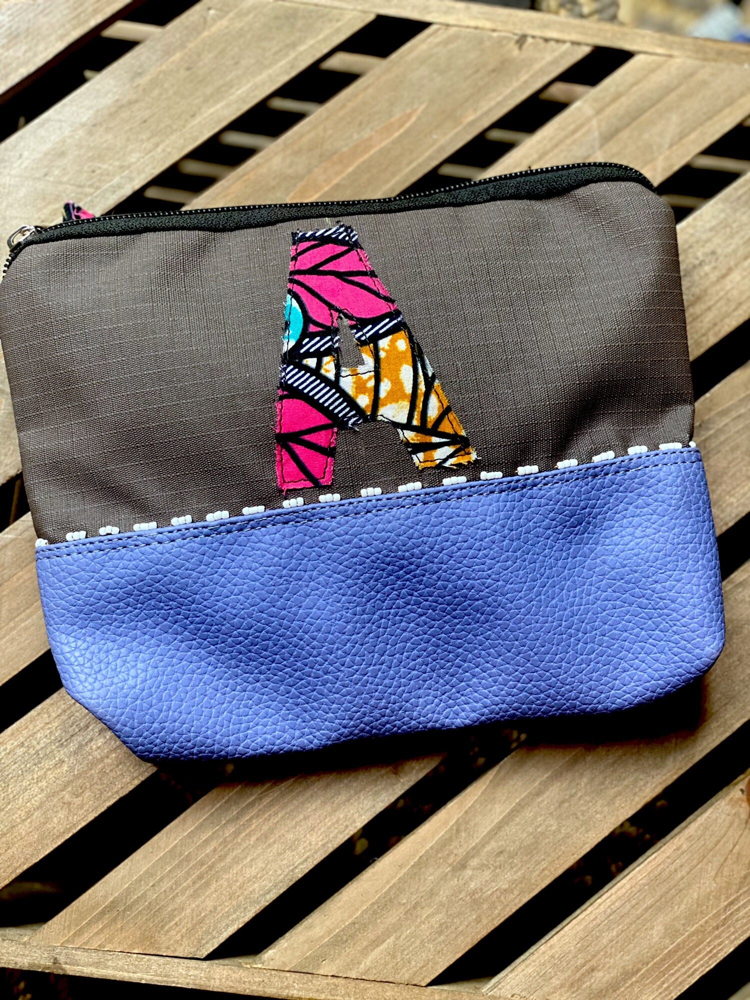 Multi-Purpose Embroidered Bag - 'A'