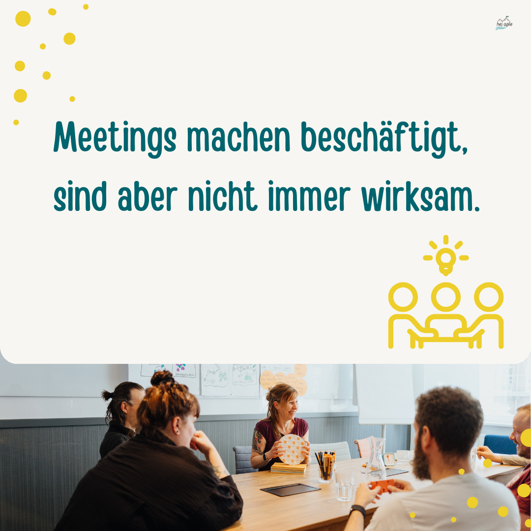 Meetings ohne Sinn: Effizienz heißt nicht, mehr reinzupacken