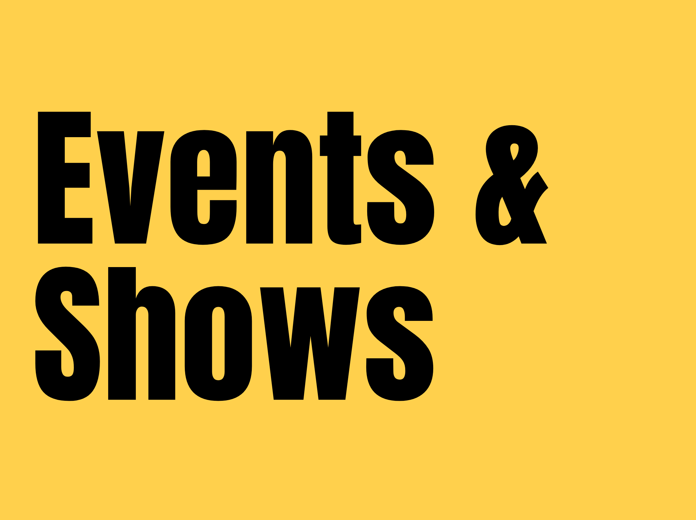 Events & Shows
