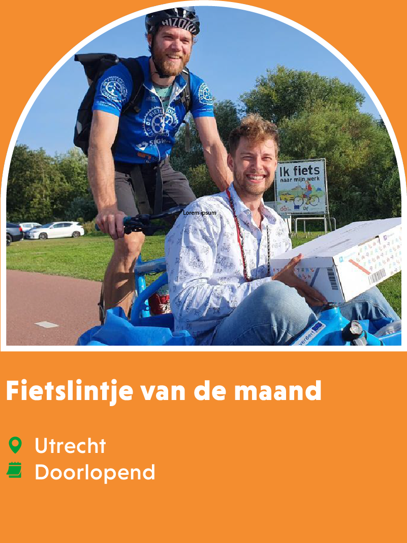 Fietslintje van de maand