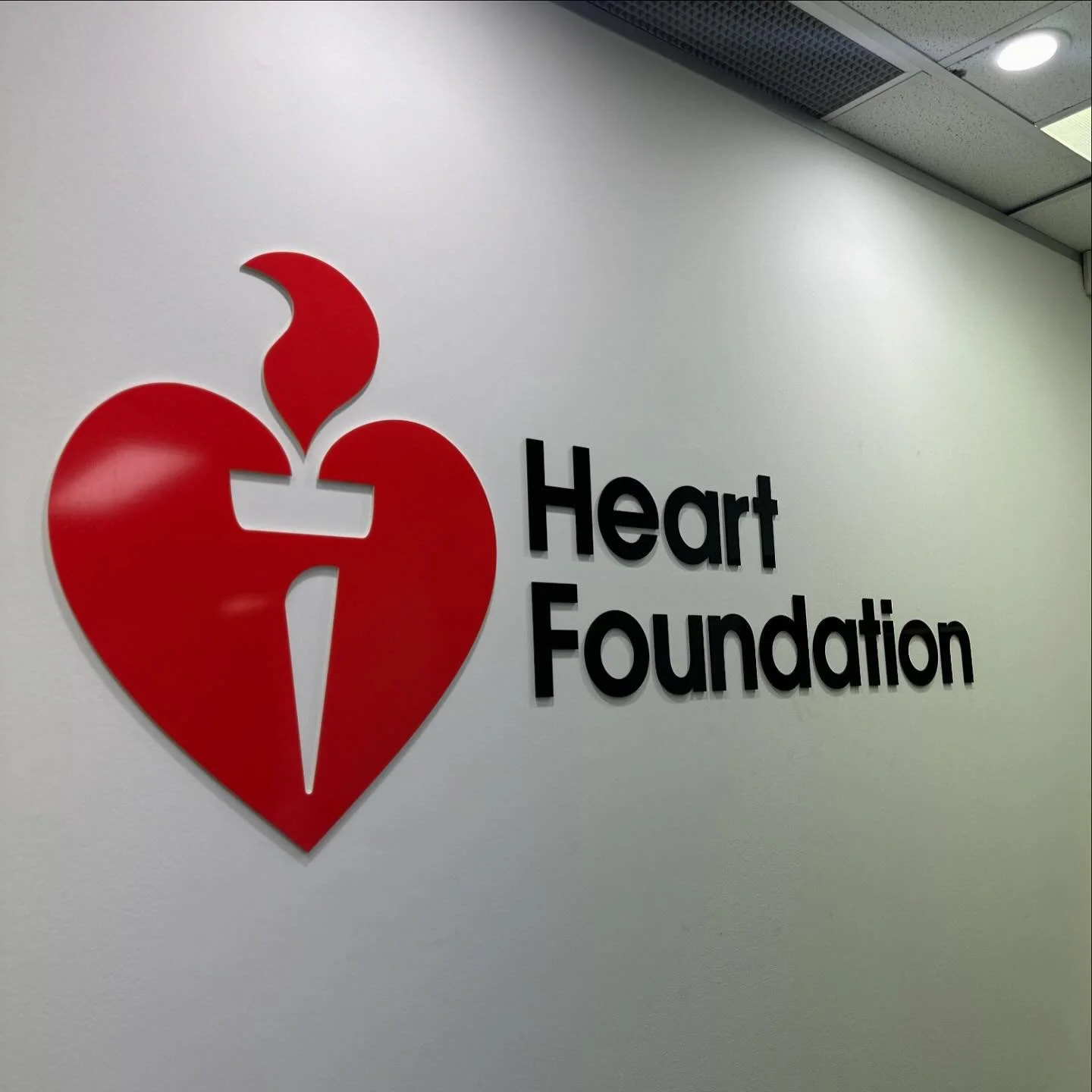 Client: #heartfoundation 
#Signage by @canberra_signs_and_graphics_