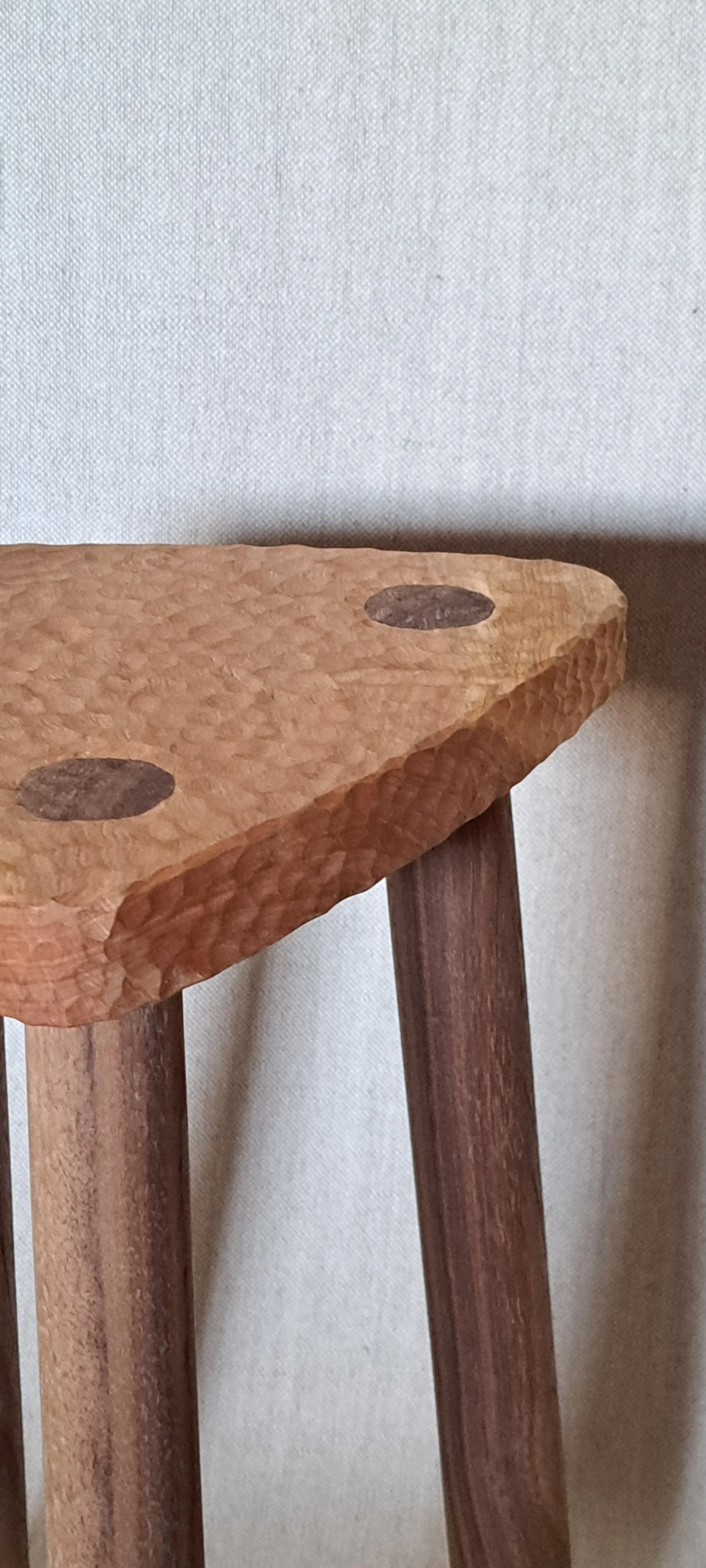 Cherry & Walnut stool