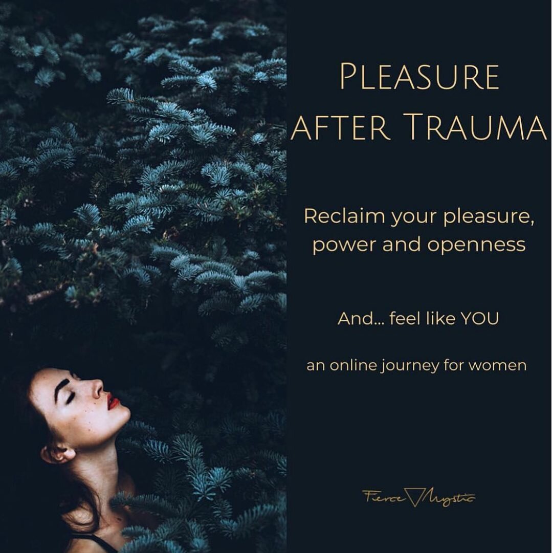 Thrilled to be offering &amp; supporting in this course that is trauma informed &amp; provides therapeutic care with integrity &amp; support.

PLEASURE AFTER TRAUMA. An online journey to REGAIN YOUR PLEASURE, POWER &amp; OPENNESS. 

𝘠𝘖𝘜 𝘊𝘈𝘕 𝘍?
