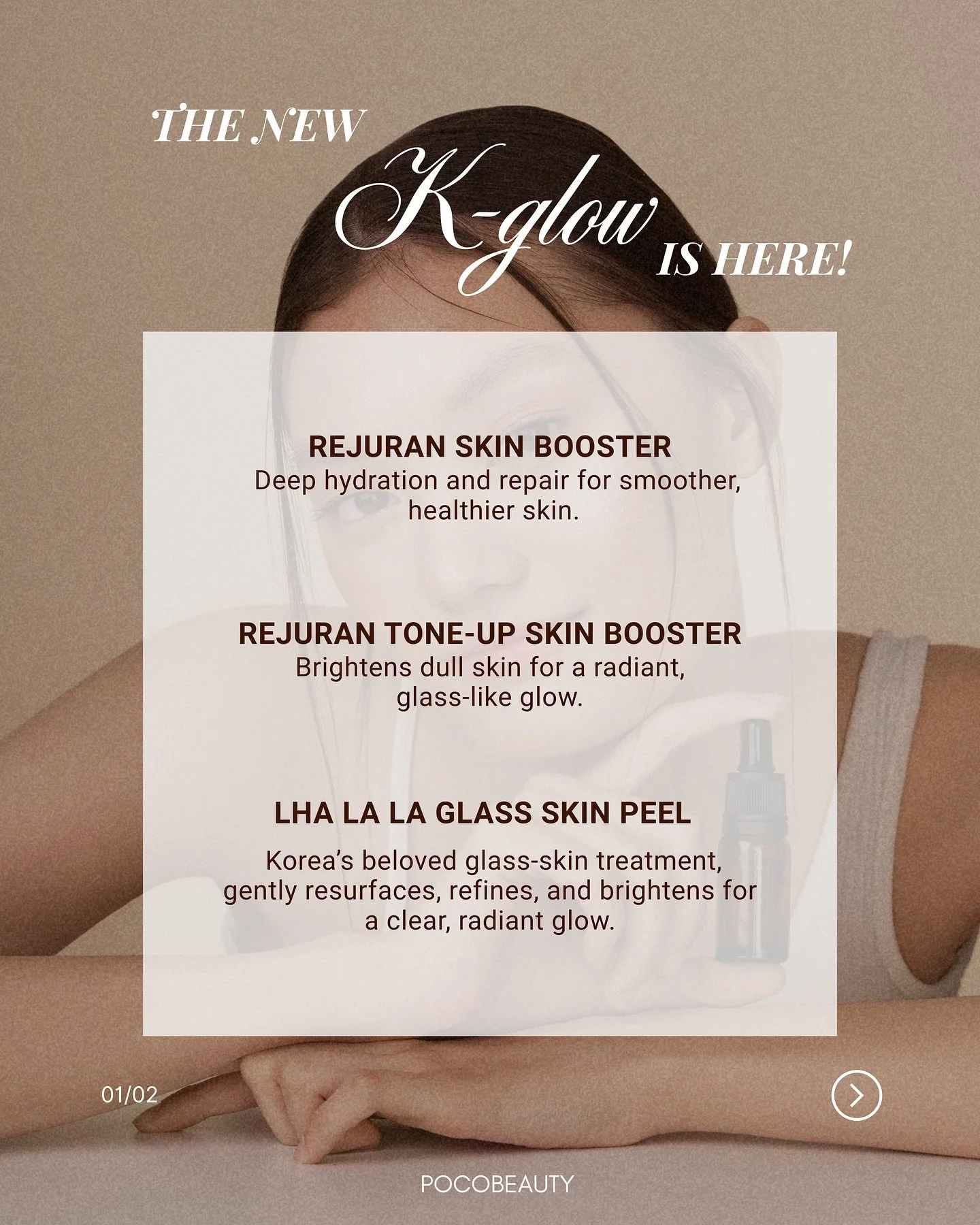 K-beauty&rsquo;s glass-skin secret is officially here ✨
Beyond glow &mdash; these boosters strengthen, repair, brighten, and refine from within for truly healthy skin.

Now introducing at Pocobeauty:
&bull; Rejuran Skin Booster (needleless)
&bull; Re